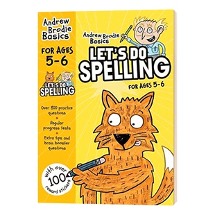 英国小学一年级英语拼写练习册 英文原版教材 Let’s do Spelling 5-6岁 全彩 英文版 儿童学习进阶进口原版书籍