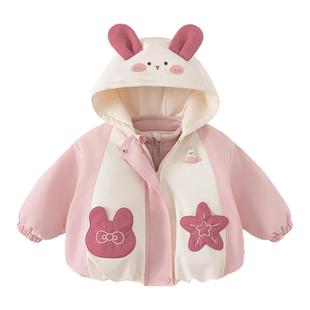 贝贝城女童棉服2025新款加厚外套女宝棉袄三合一套装宝宝保暖冬装