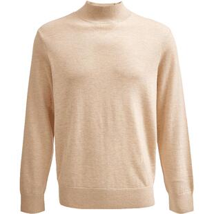 SEASONHIGH24秋冬新款logo刺绣纯色简约打底半高领针织衫毛衣男装