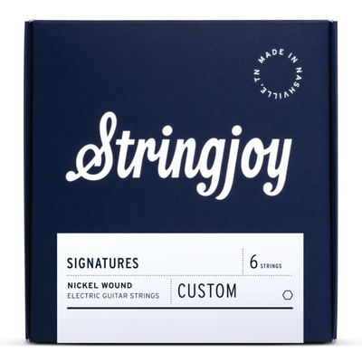 【Stringjoy】吉他琴弦 美国手工镀镍合金缠绕六角钢芯