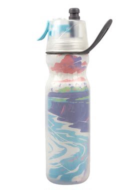 自行车多彩喷雾骑行水壶户外运动水杯夏日户外便携款保冷水壶