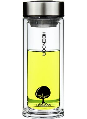 希诺双层玻璃杯办公家用喝水泡茶