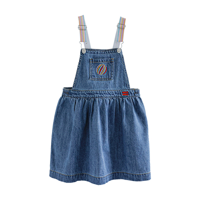 ILOVEJ女童牛仔背带裙