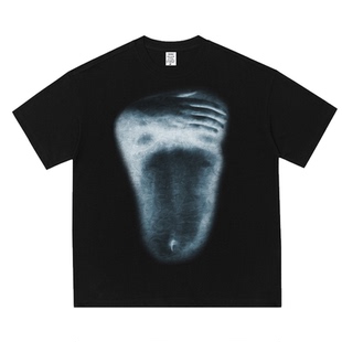 【品牌现货】AURA THREADS重磅纯棉短袖T恤男女情侣像素印花上衣