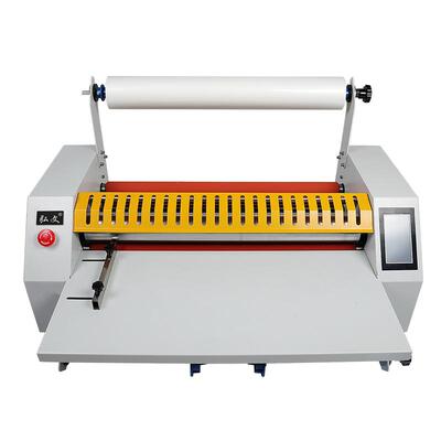 弘文覆膜机冷热两用防卷曲带调速