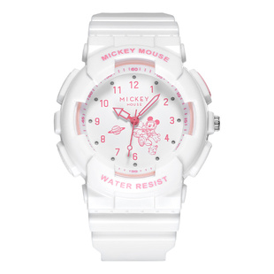迪士尼儿童手表女孩小学生防水夜光中学生太空宇航员米奇联名童表