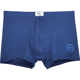 七匹狼冰丝内裤男士夏季宽松大码加肥莫代尔四角裤平角短裤男高弹