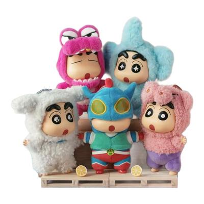 新品TOPTOY蜡笔小新换装派对搪胶毛绒盲盒挂件潮玩手办公仔礼物女