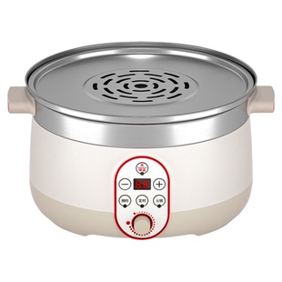 商用蒸笼电蒸锅蒸饺子小笼包沙县小吃竹制蒸笼火锅专用不锈钢底锅