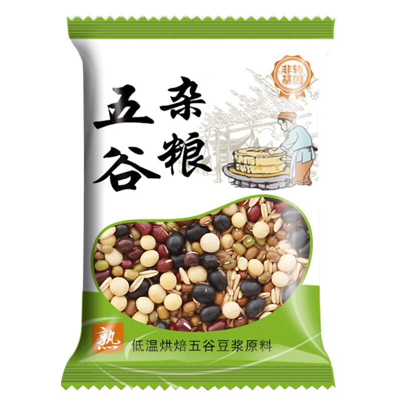 五豆豆浆原料包现磨熟豆子打豆浆