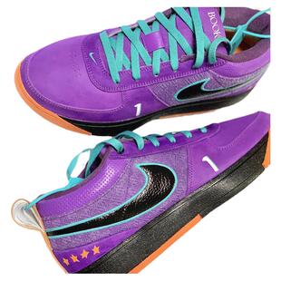 STY定制 Nike Book 1德文布克1代 紫色太阳PE 耐克实战低帮篮球鞋
