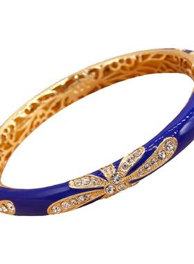 北京景泰蓝手镯女铜工艺中国风女