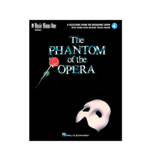 韦伯 歌剧魅影 音乐剧选曲 8首百老汇作品 声乐 含在线音频 MMO乐谱书 Webber The Phantom of the Opera Vocal HL00244102
