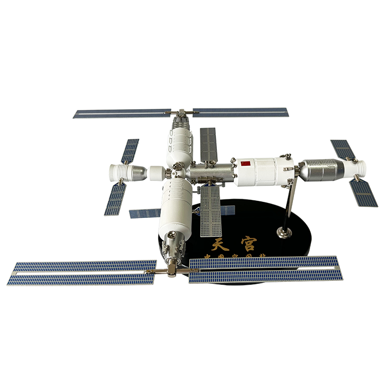 中国航天空间站模型合金神舟