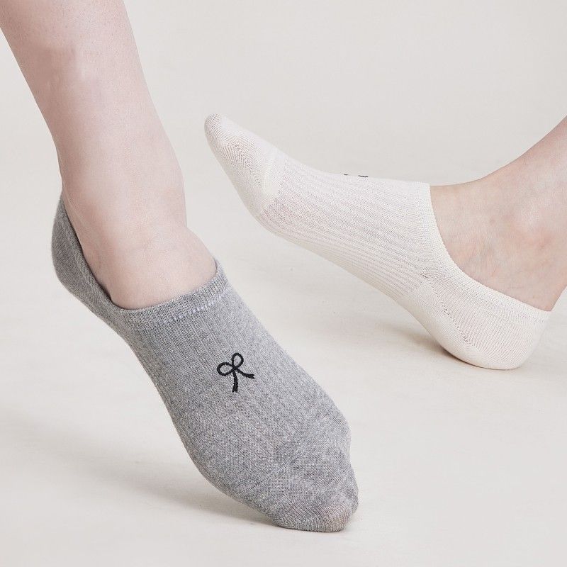 组合装棉质薄款透气短袜女简约百搭休闲芭蕾风浅口低帮防掉隐形袜