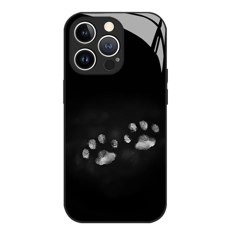 猫爪印手机壳适用苹果18情侣16/17iphone15promax华为pura80pro简约mate70小米14红米iq