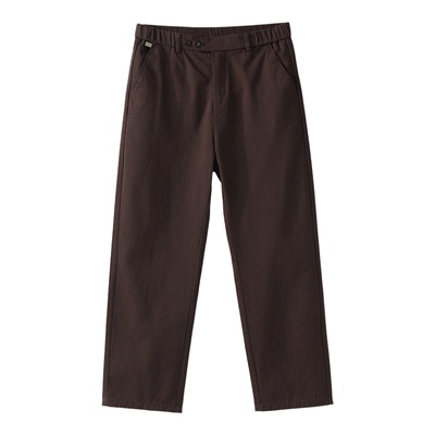 LUUD 老钱风绅士松紧腰直筒裤男春夏亲肤莱赛尔水洗棉垂感休闲裤