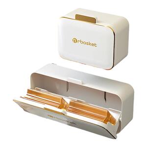 肥皂盒免打孔壁挂式沥水家用带盖卫生间高档翻盖双格放香皂置物架