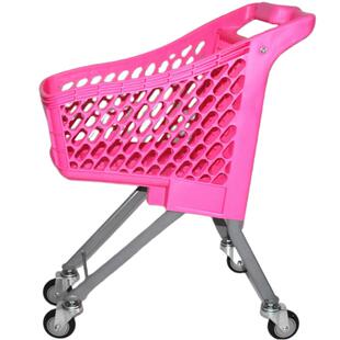 新款儿童大号超市购物车宝宝过家家彩色玩具车男女孩新颖小推车