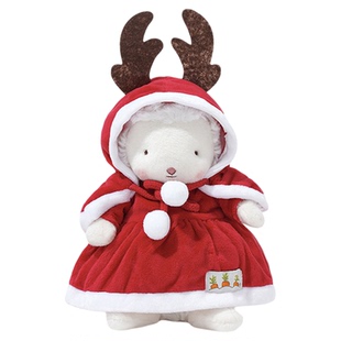 海湾兔圣诞礼物bunnies小羊小兔子公仔圣诞毛绒玩具女生可爱玩偶