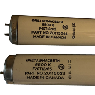 美标灯管D65对色灯管40W标准光源GretagMacbeth加拿大产F20T12/65