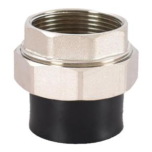 热熔PE转内丝铜活接pe25 32 40 50 63变径2寸1.5寸1.2寸1寸6分4分