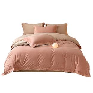 加厚婴儿绒床上四件套2025新款珊瑚绒被套冬季双面牛奶绒床单床品