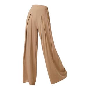 共妍新款古典现代舞蹈艺考演出练功服棉麻日常可穿宽松阔腿长裤子