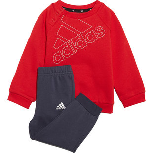 Adidas/阿迪达斯正品婴童加绒卫衣长裤休闲运动套装 DW5368
