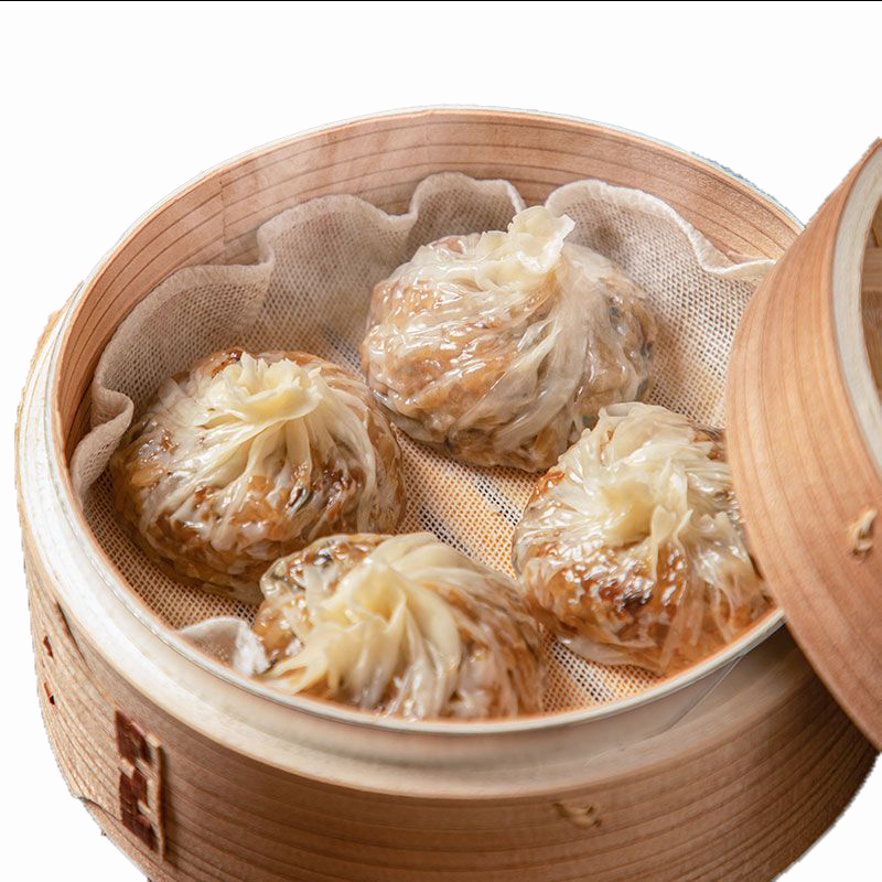 焙小姐纸皮烧麦蛋黄芝士猪肉早餐