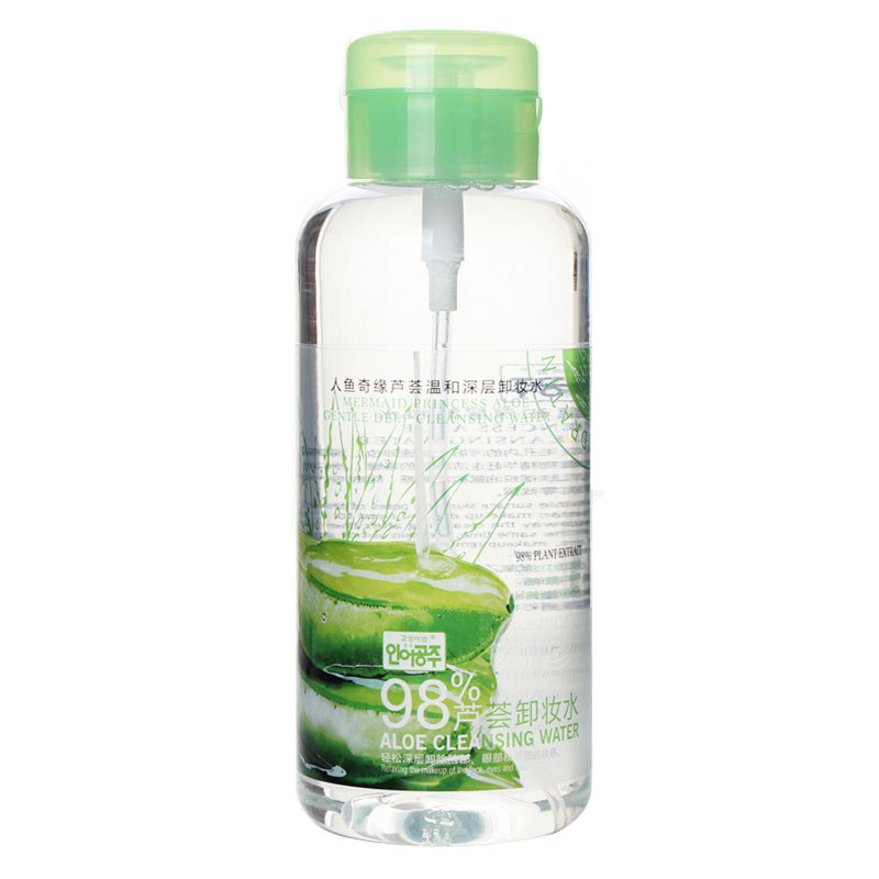人鱼奇缘芦荟温和卸妆水500ml