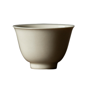 手工陶瓷草木灰釉茶杯小号中式功夫茶具品茗杯主人杯仿古茶盏定制