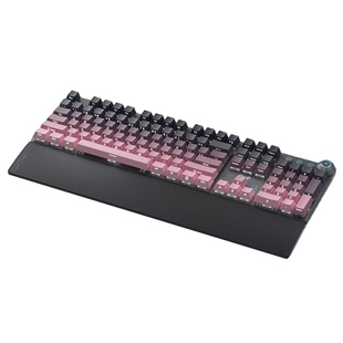狼蛛F2088机械键盘104键有线游戏电竞专用女生办公高颜值键鼠套装