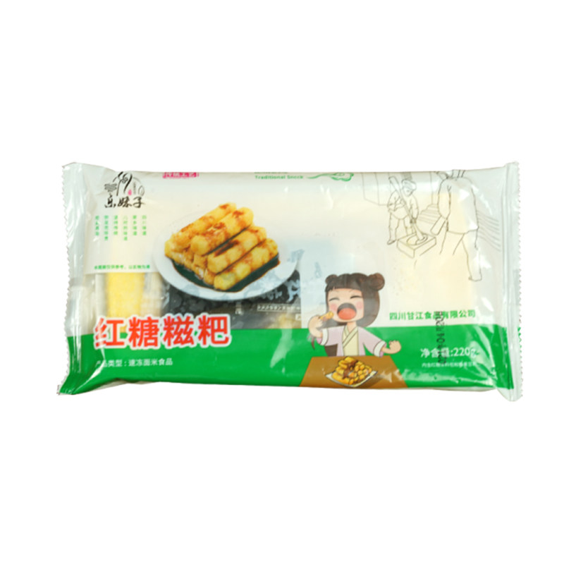 四川特产红糖糍粑220g糯米糍粑年糕传统手工糕点成都名小吃半成品