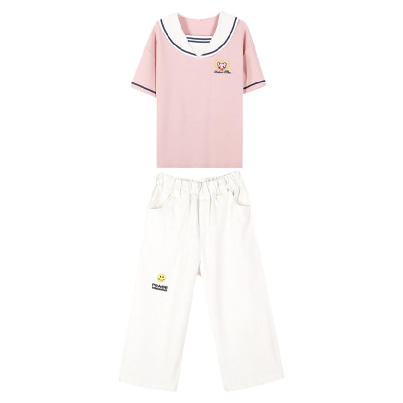 套装少女日系jk学生2021夏季t恤