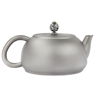 SILVERANT/银蚁纯钛茶具钛茶壶户外便携钛合金泡茶器钛旅行快客杯