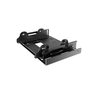 光驱位减震硬扩展托架 硬盘支架5.25转3.5转换架金属铁托架升级款