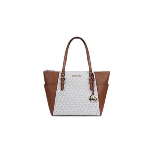 【自营】Michael Kors香港直邮 PVC配皮女士牛皮革单肩手提托特包