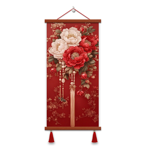 花开富贵装饰画2026新款牡