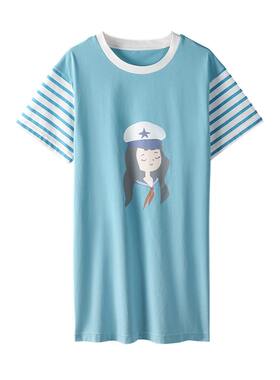彩桥儿童睡裙纯棉家居服