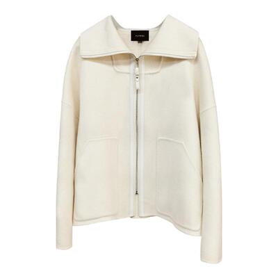 秋季新款女装短款羊毛外套