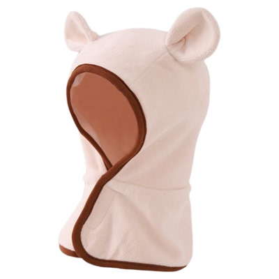 儿童护耳帽男女童套头帽宝宝面罩