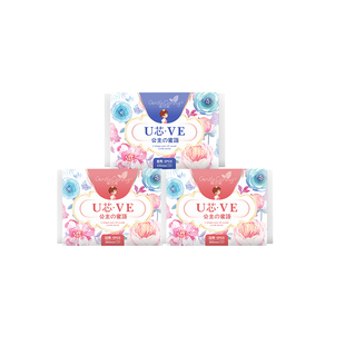 倍可亲公主蜜语卫生巾姨妈巾3包装实惠装日夜用组合装