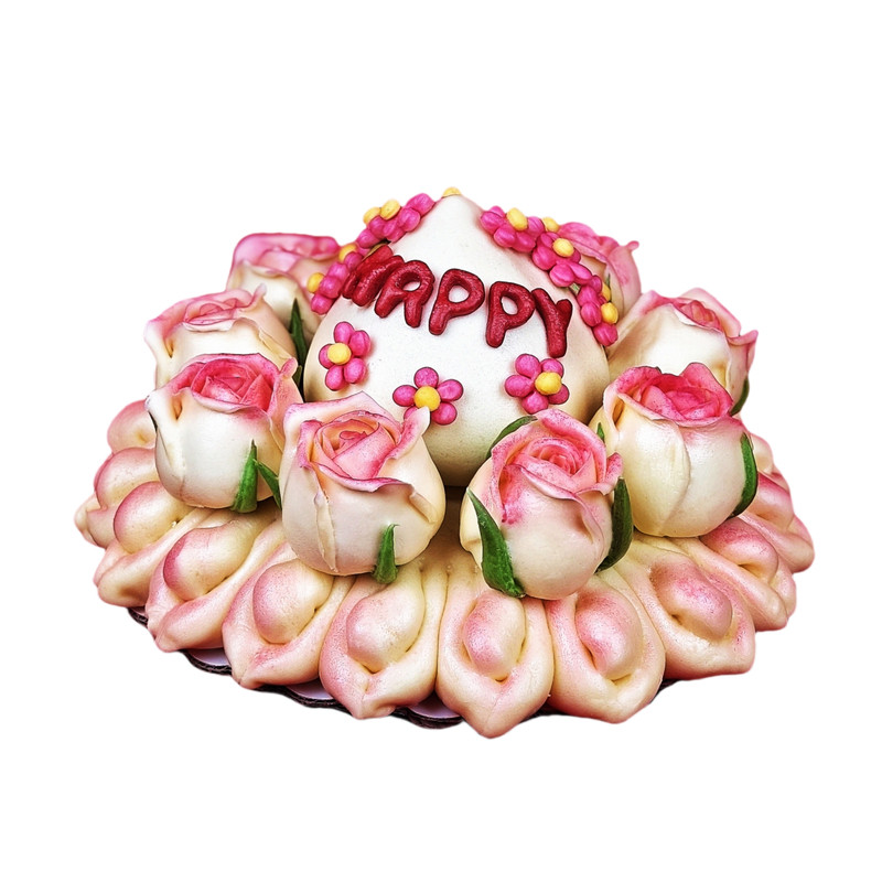 祝寿寿桃花饽饽70岁长辈生日