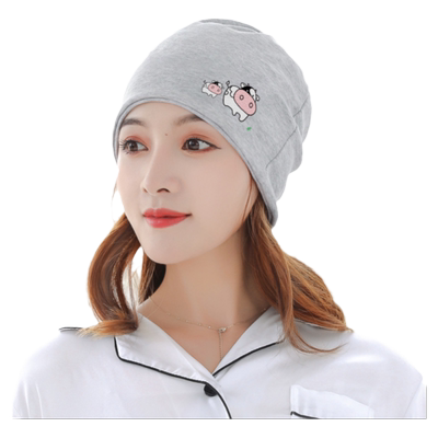 淘漾月子帽纯棉透气产后专用