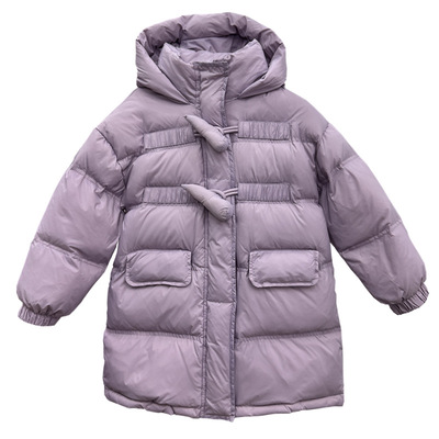 加厚女童抗寒羽绒服男童秋冬外套