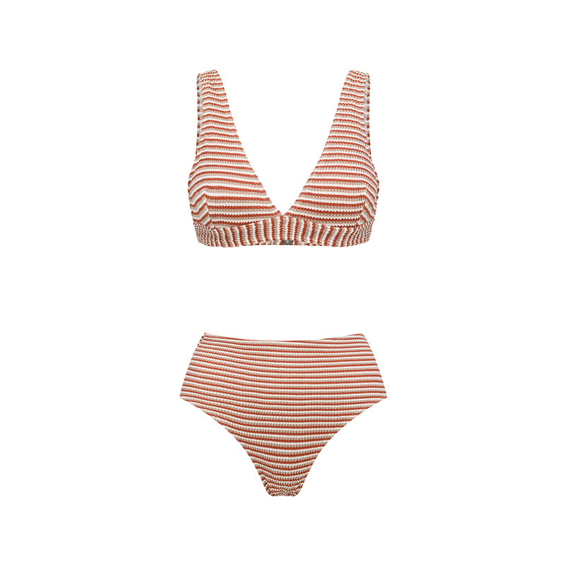 Yukariswim旗舰店分体泳衣女绝美高腰泡温泉泳装度假风比基尼纯欲
