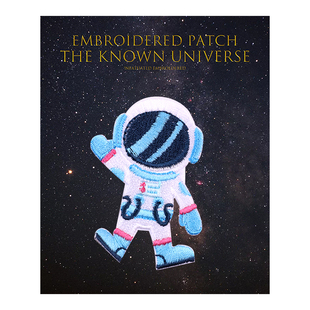 宇航员刺绣自粘星球补丁贴小号布贴衣服羽绒服修补破洞包包装饰贴