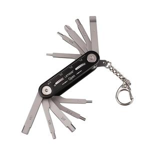 拉格斯多功能批头便携折叠式全套螺丝刀内六角扳手自行车维修工具