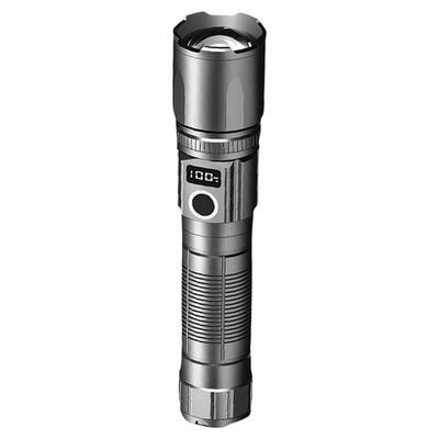 户外远射强光长续航充电手电筒